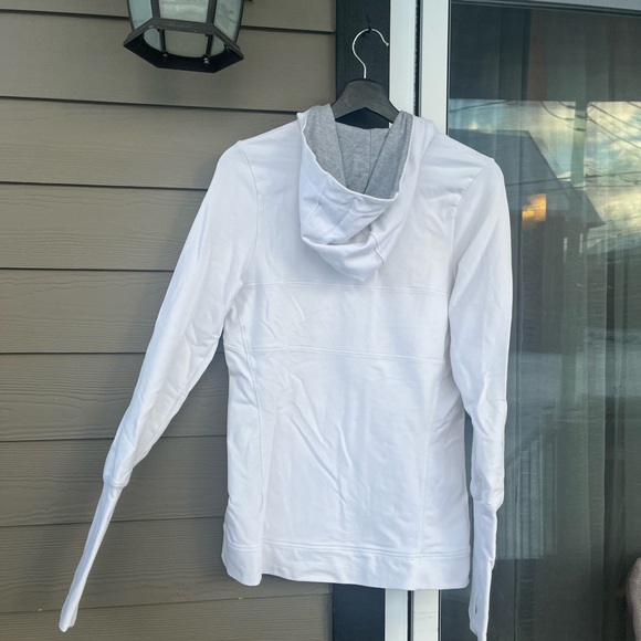 White Nike zip up hoodie #hoodie - Picture 7 of 9